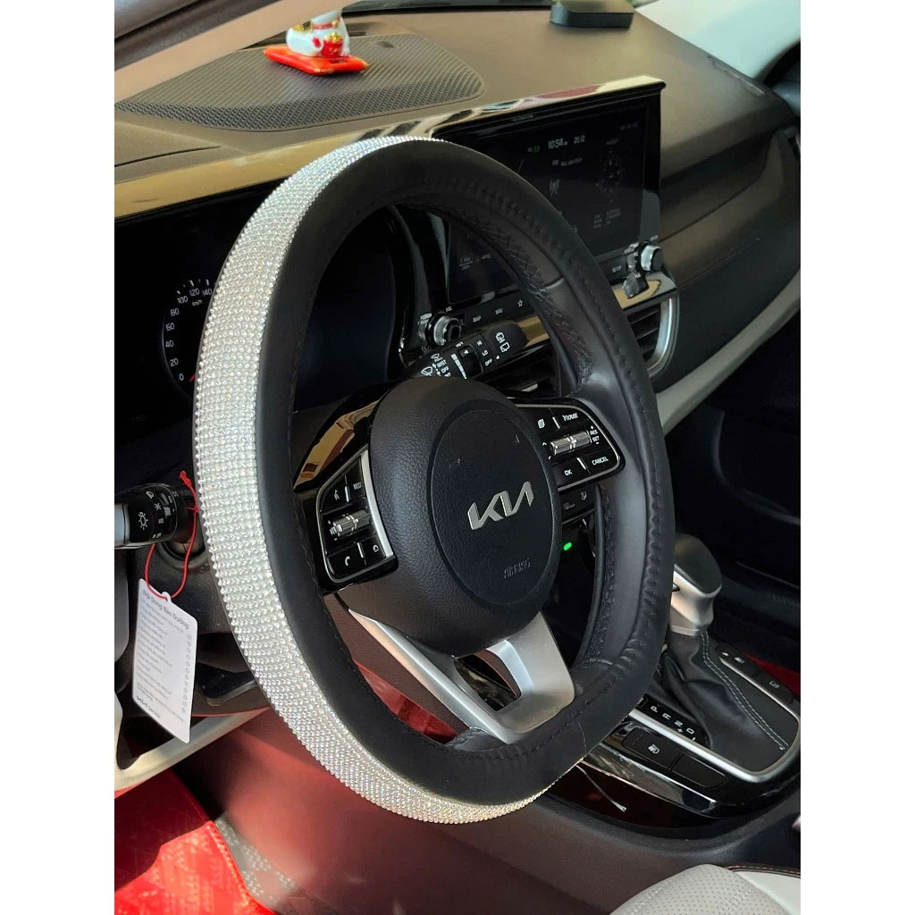 Bọc Vô Lăng Ô Tô Đính Đá Họa Tiết - Ảnh 4