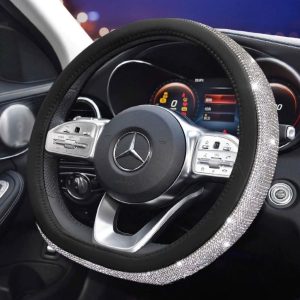 Bọc Vô Lăng Ô Tô Đính Đá Họa Tiết