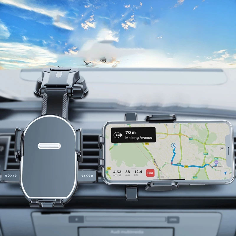 Giá đỡ điện thoại trên ô tô dán taplo Support Framer - Ảnh 5