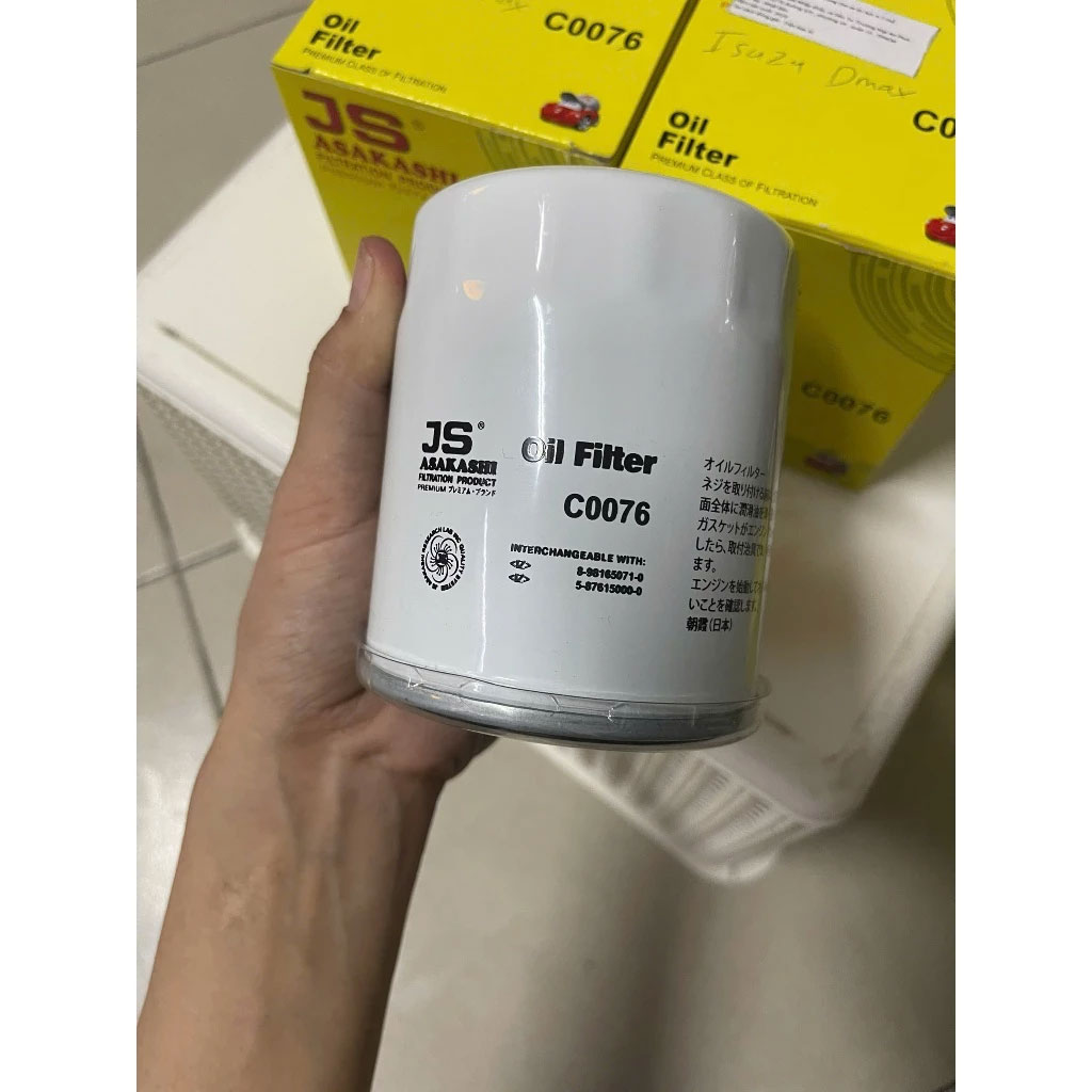 Lọc dầu, nhớt động cơ xe JS C0076 - Ảnh 3